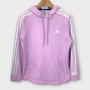 Adidas 3-Stripes Fleece Pullover Hoodie